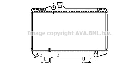 AVA QUALITY COOLING Радиатор, охлаждение двигателя TO2154